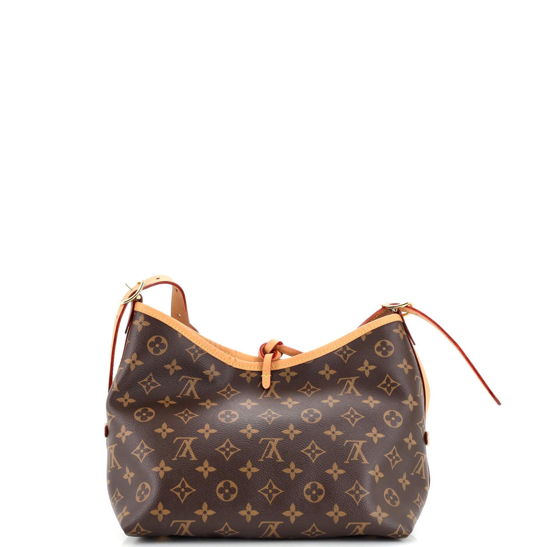 Femenino o masculino Louis Vuitton CarryAll Hobo Lienzo Monograma PM