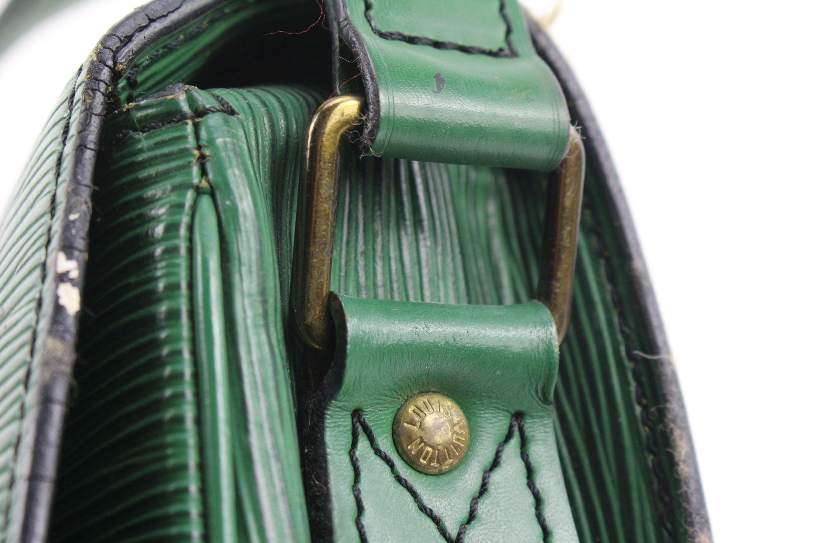 Louis Vuitton Cartouchiere 872776 Green Epi Leather Cross Body Bag 6