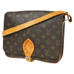 Louis Vuitton Cartouchiere Borsa a Spalla Monogram Marrone