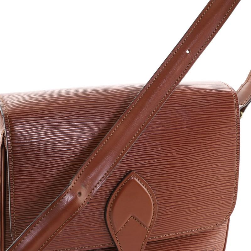 Louis Vuitton Cartouchiere Handbag Epi Leather MM 1