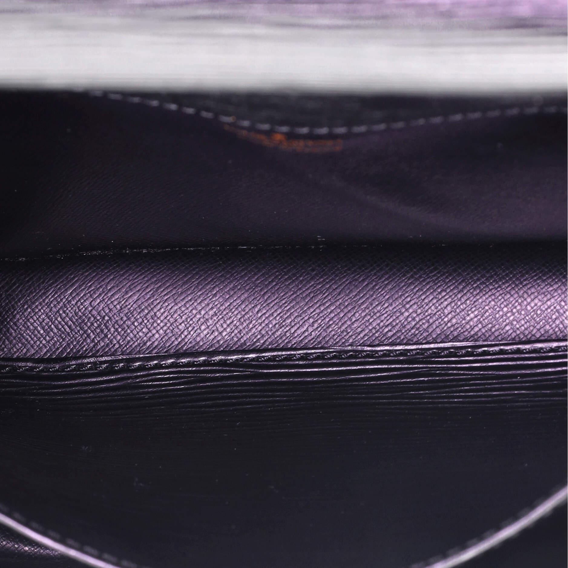 Black Louis Vuitton Cartouchiere Handbag Epi Leather PM