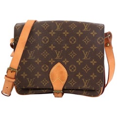 Cartouchiere GM, Used & Preloved Louis Vuitton Messenger Bag, LXR Canada, Brown