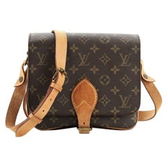 Louis Vuitton Cartouchiere Handbag Monogram Canvas MM