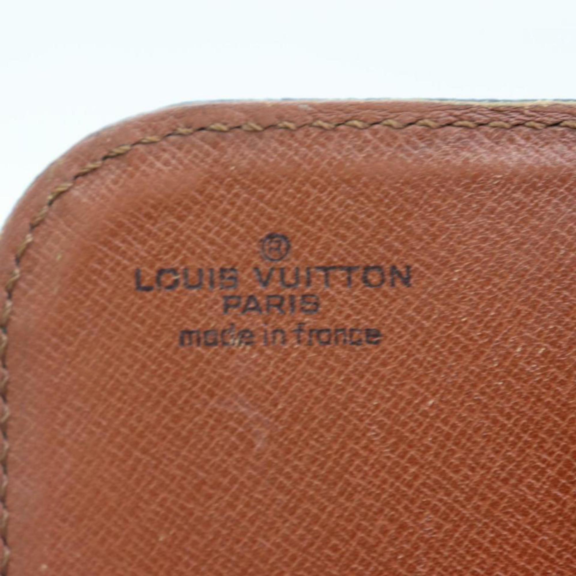 Louis Vuitton Cartouchiere Mm Cross Body 870188 Brown Coated Canvas Shoulder Bag For Sale 8