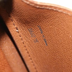 Louis Vuitton Cartouchiere Monogram 869455 Brown Coated Canvas Cross Body Bag