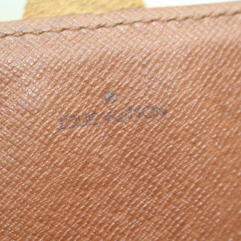 Louis Vuitton Cartouchiere Monogram 869455 Brown Coated Canvas Cross ...