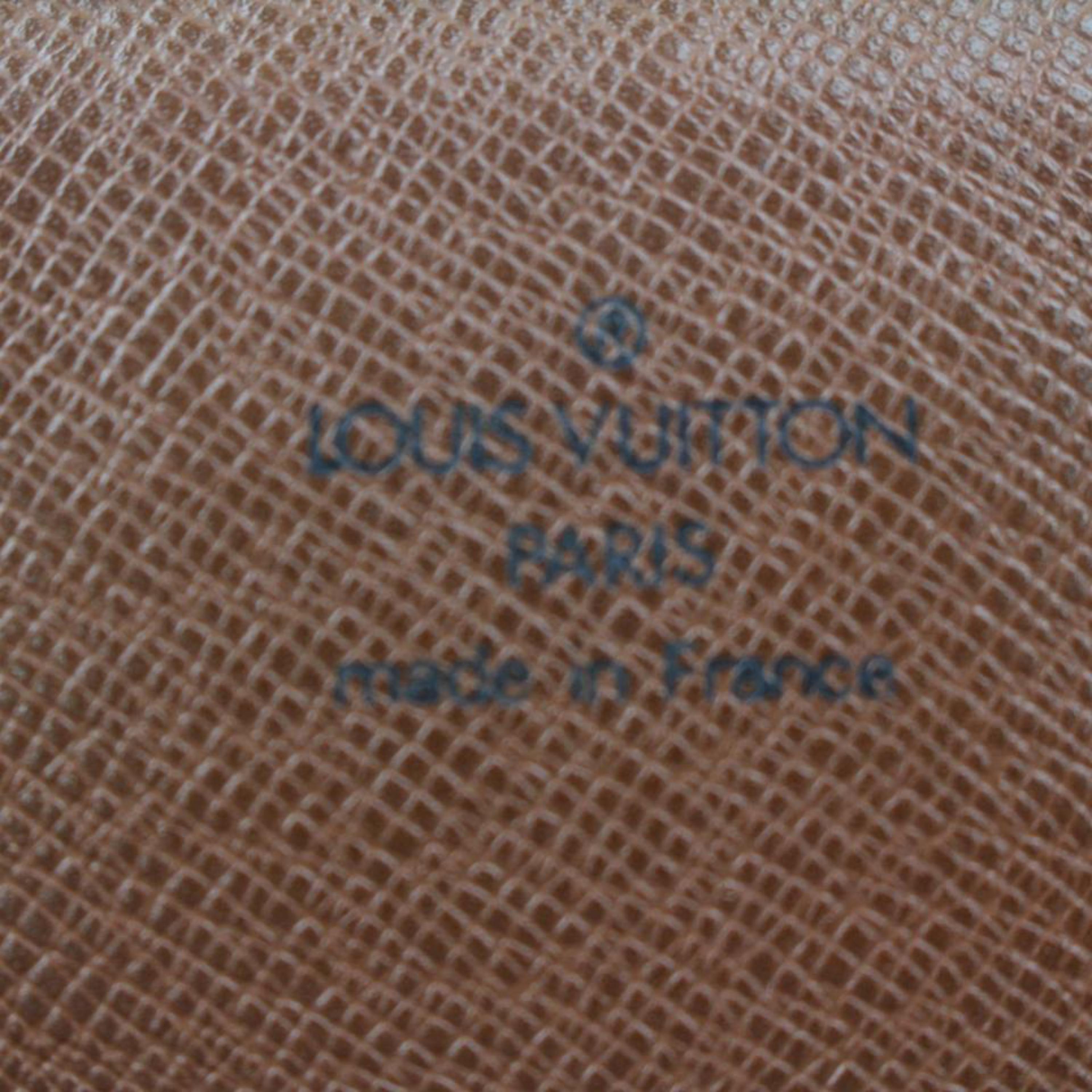 Louis Vuitton Cartouchiere Monogram Mm 869626 Brown Coated Canvas Shoulder Bag For Sale 8