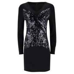 Vestido Louis Vuitton de Cachemira y Lana con Lentejuelas