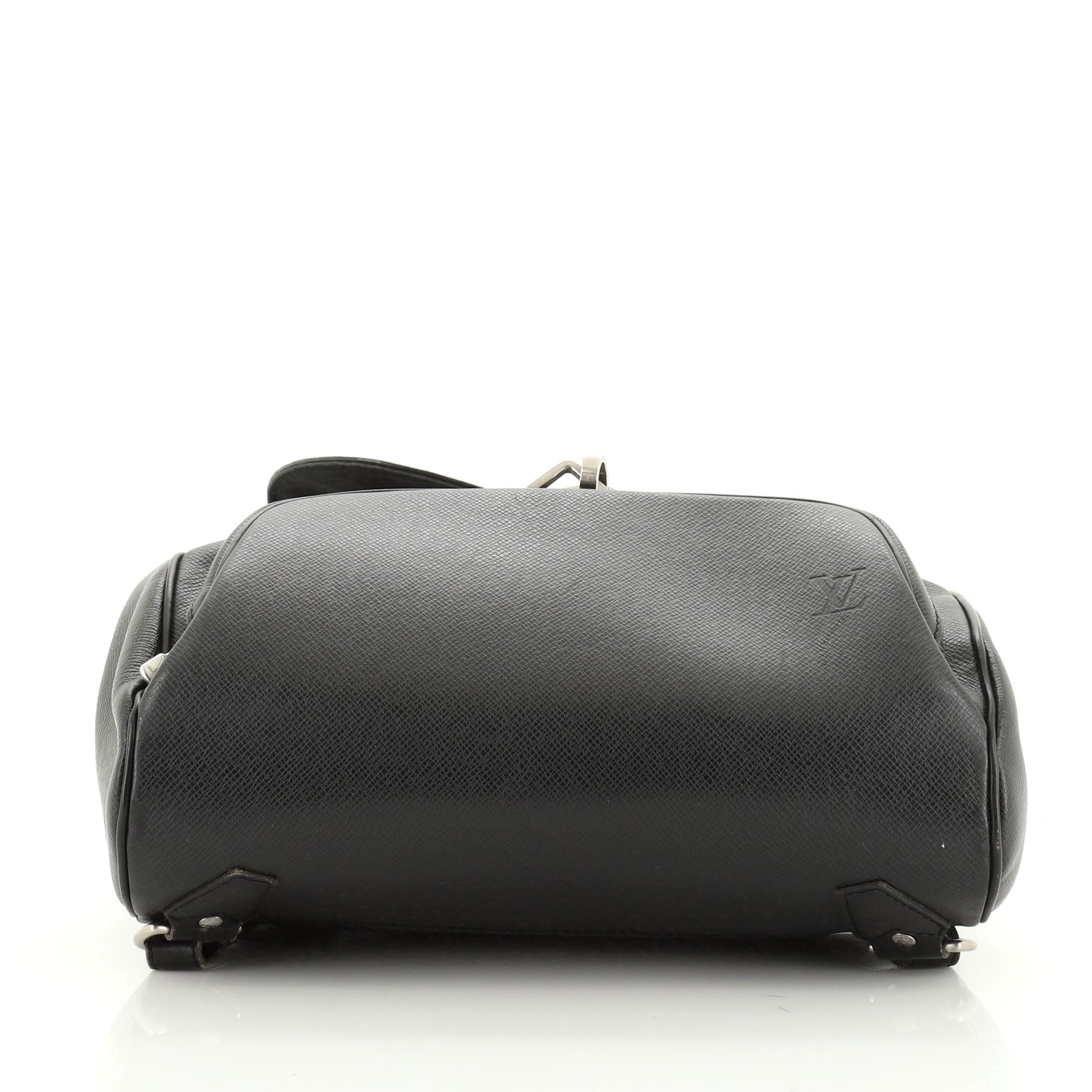 Louis Vuitton Cassiar Handbag Taiga Leather  In Good Condition In NY, NY