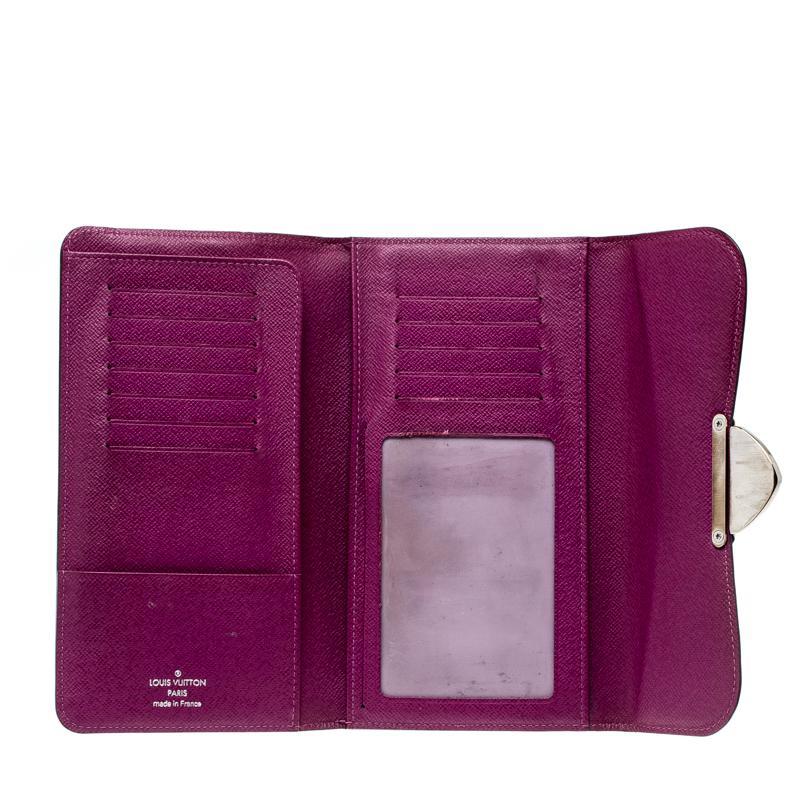 Louis Vuitton Cassis Epi Leather Eugenie Wallet 8