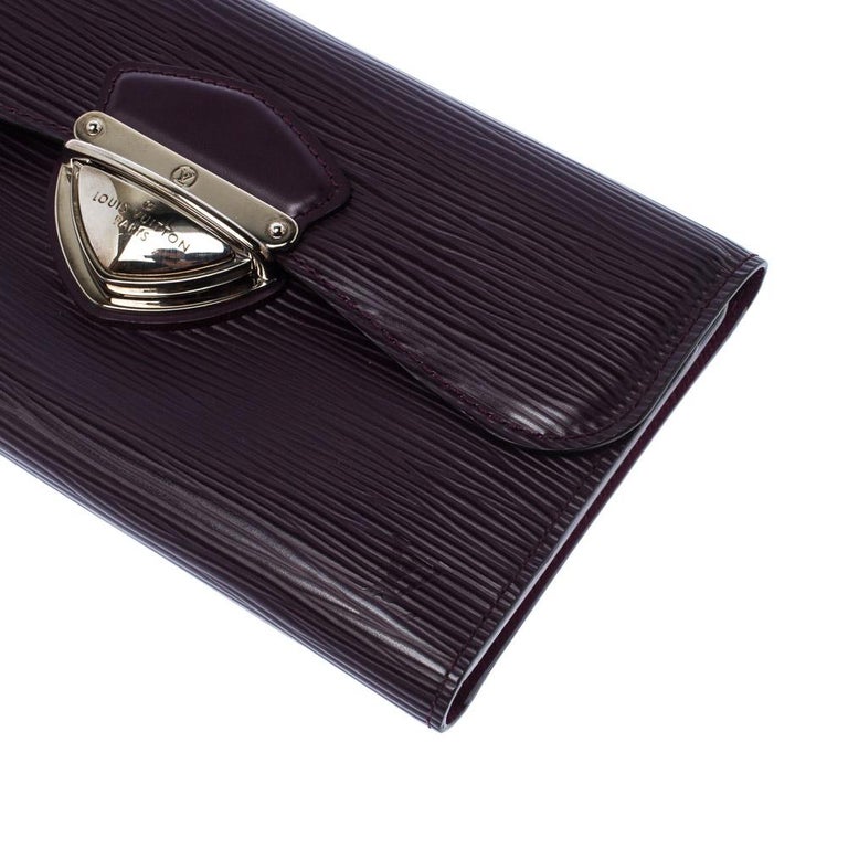 Louis Vuitton Cassis Epi Leather Eugenie Wallet For Sale at 1stdibs