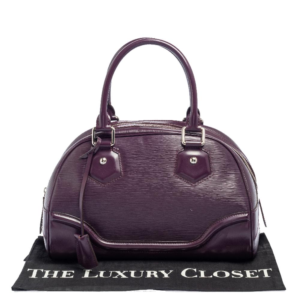 Louis Vuitton Cassis Epi Leather Montaigne PM Bag 7