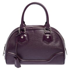 Louis Vuitton Cassis Epi Leather Montaigne PM Bag
