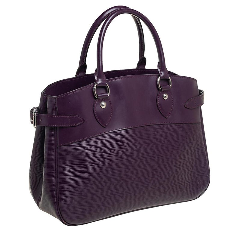 Louis Vuitton Passy Tote Epi Leather PM Purple 2418971