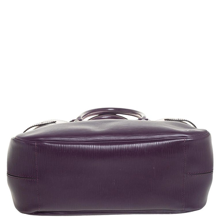 Louis Vuitton Cassis EPI Leather Alma PM Silver Hardware, 2008 (Very Good), Womens Handbag