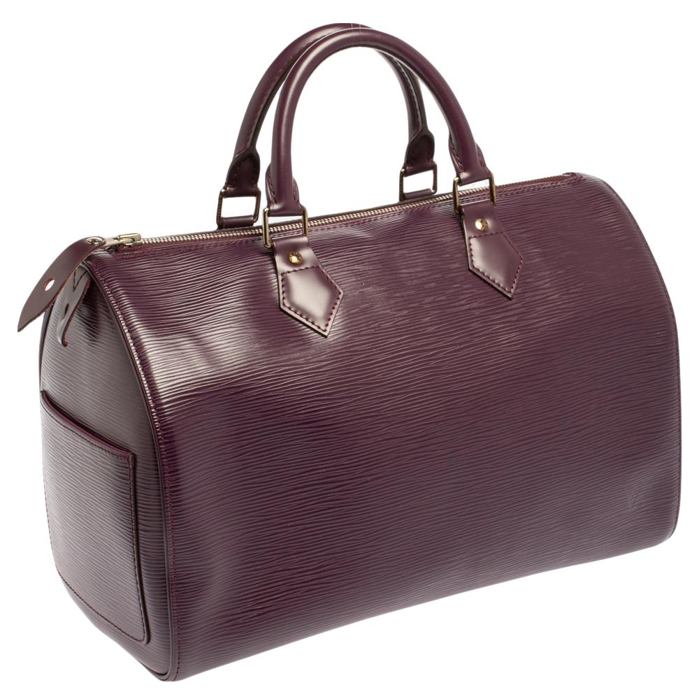 Louis Vuitton Cassis Epi Leather Speedy 30 Bag 2