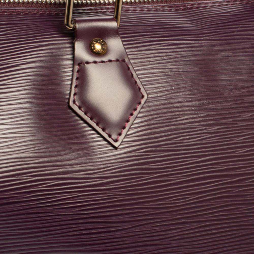 Louis Vuitton Cassis Epi Leather Speedy 30 Bag 3