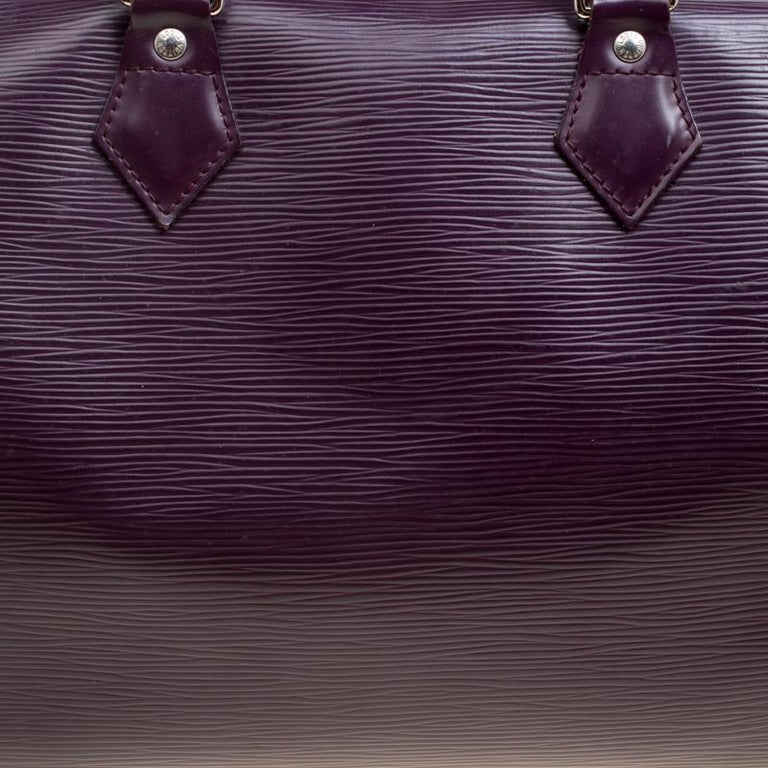 Louis Vuitton Cassis Epi Leather Speedy 30 Bag at 1stDibs