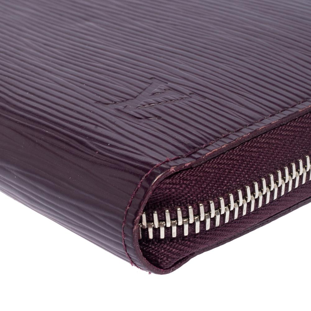 Louis Vuitton Cassis Epi Leather Zippy Wallet 5