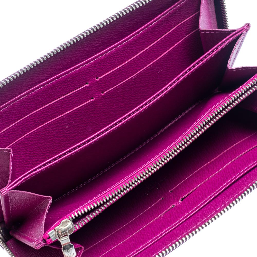 Black Louis Vuitton Cassis Epi Leather Zippy Wallet