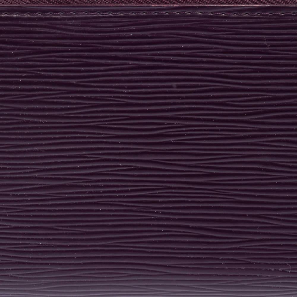 Louis Vuitton Cassis Epi Leather Zippy Wallet For Sale 5