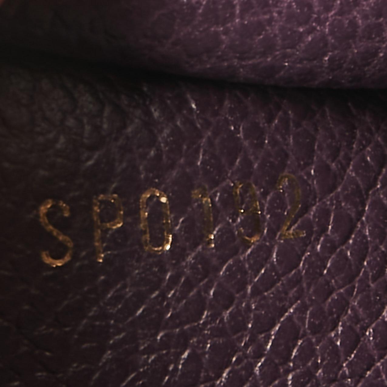 Louis Vuitton Cassis Monogram Empreinte Leather Zippy Wallet 5