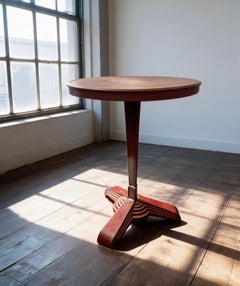 Louis Vuitton cast iron bistro table with bakelite top, France ca. 1930