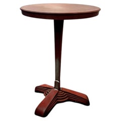 Louis Vuitton cast iron bistro table with bakelite top, France ca. 1930