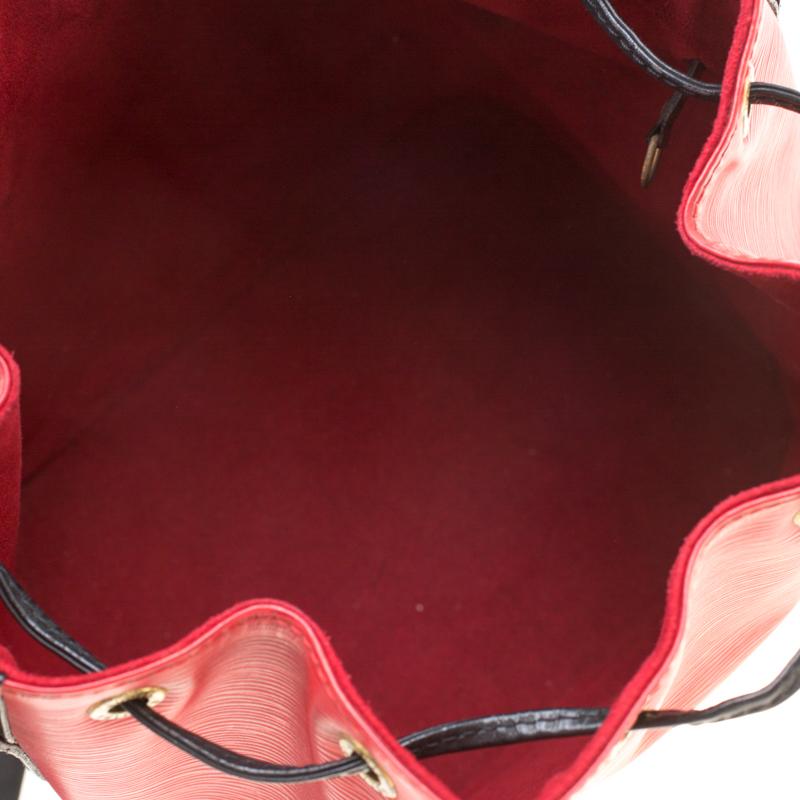 Louis Vuitton Castilian Red Epi Leather Neonoe Bag 6