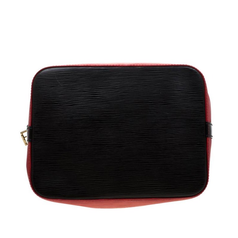 Louis Vuitton Castilian Red Epi Leather Neonoe Bag For Sale at 1stdibs