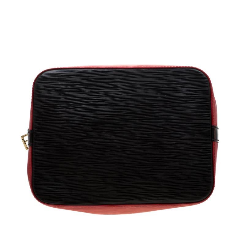 Women's Louis Vuitton Castilian Red Epi Leather Neonoe Bag