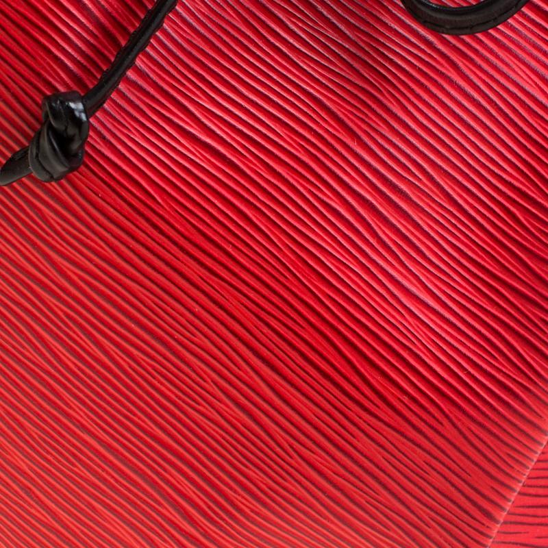 Louis Vuitton Castilian Red Epi Leather Neonoe Bag 3