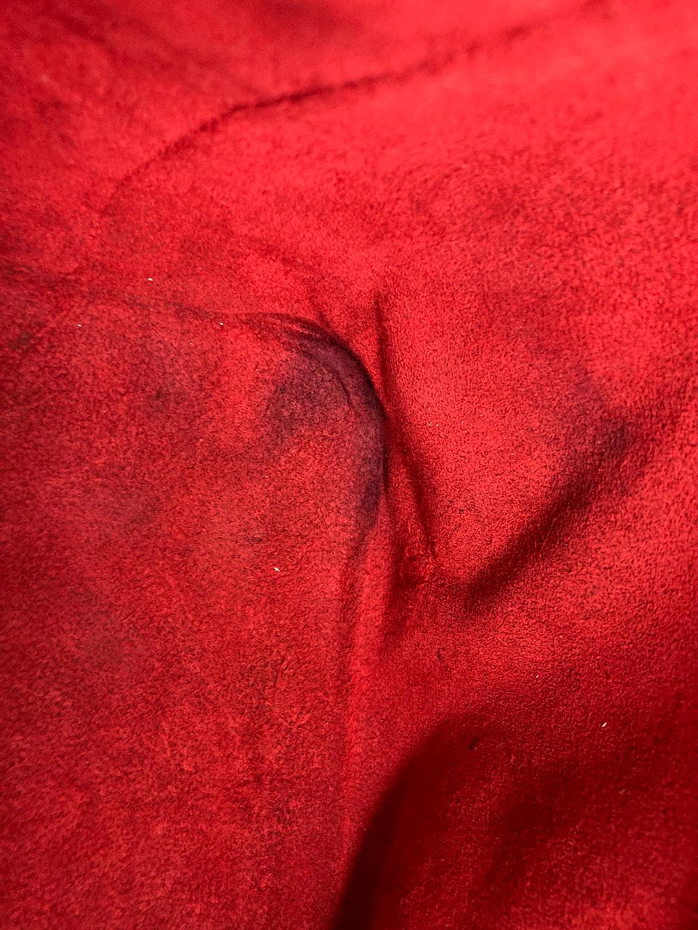 Louis Vuitton Castillian Red Epi Noe Drawstring Bucket Bag For Sale 10