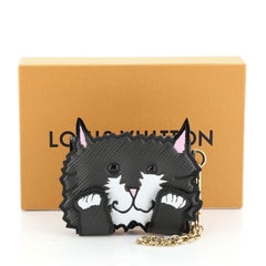 Louis Vuitton Cat Card Holder Limited Edition Grace Coddington Epi Leather