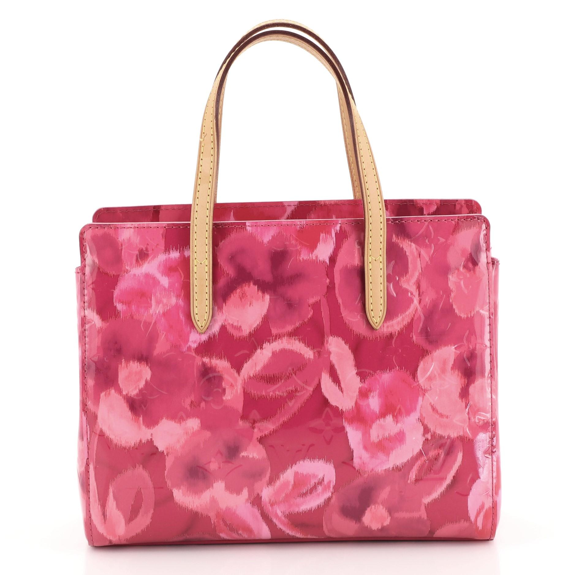 Pink Louis Vuitton Catalina Handbag Limited Edition Monogram Vernis Ikat BB
