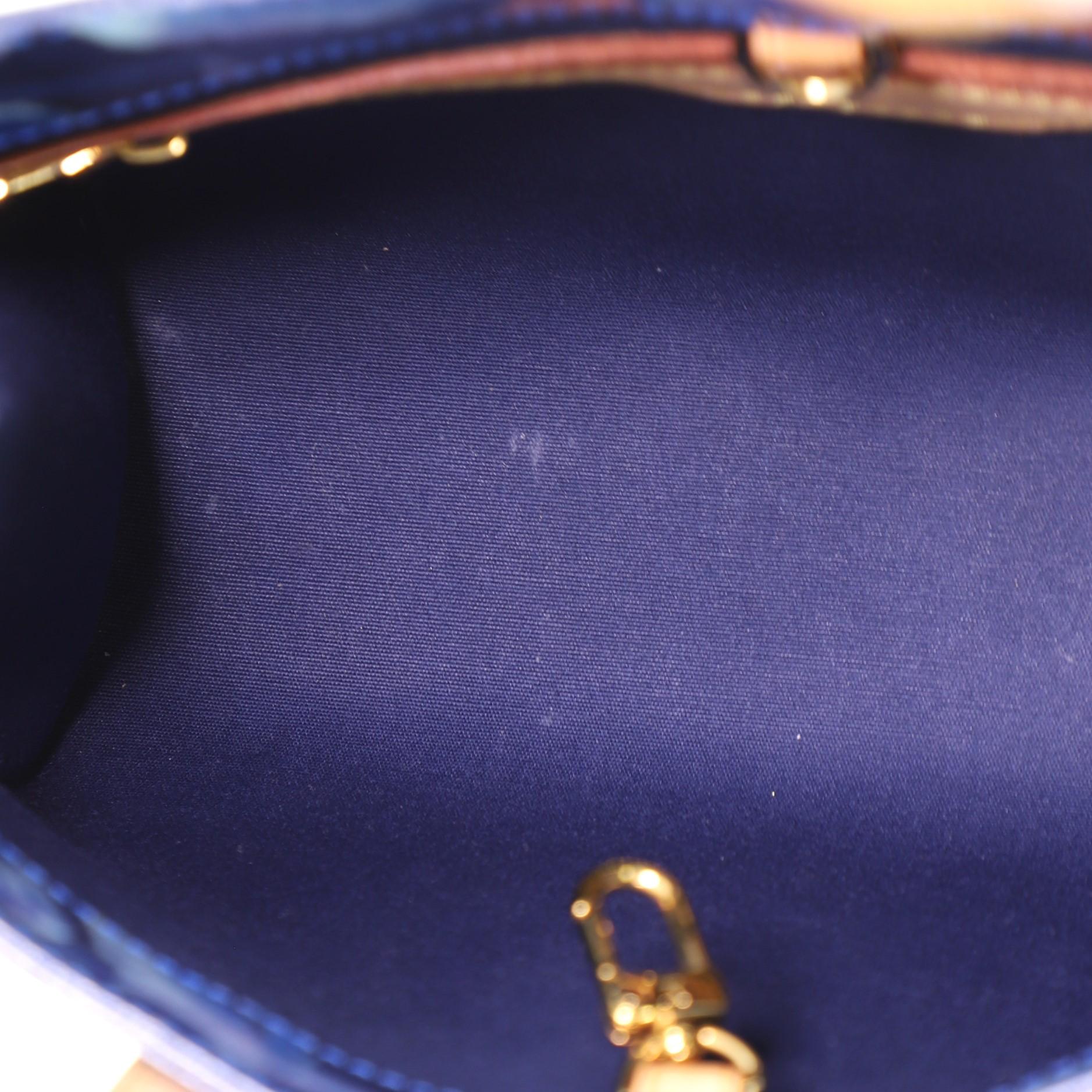 Louis Vuitton Catalina Handbag Limited Edition Monogram Vernis Ikat BB 1