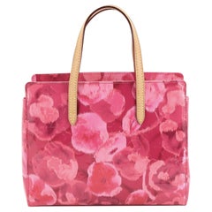 Louis Vuitton Limited Edition Rose Velours Vernis Ikat Catalina BB