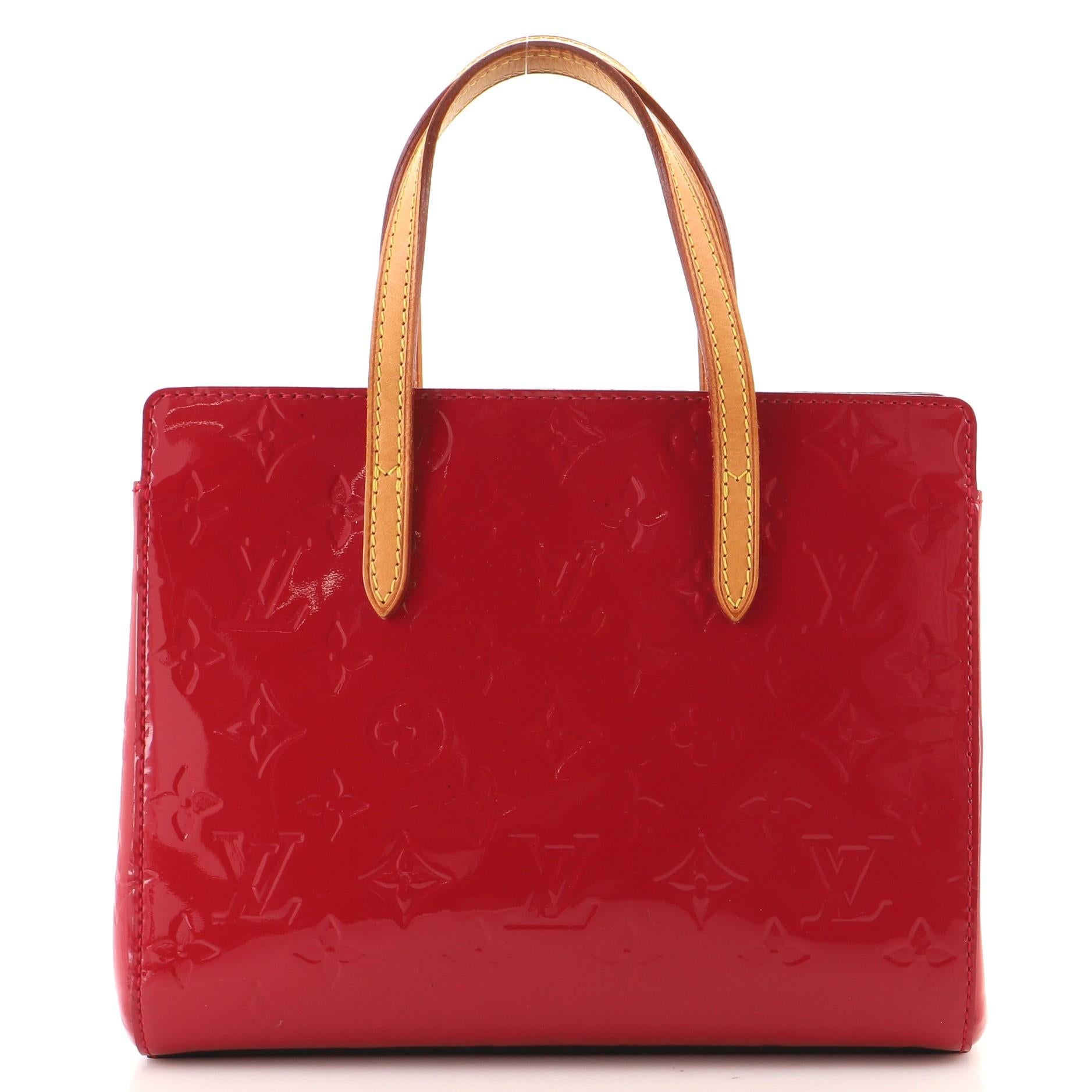 Louis Vuitton Catalina Handbag Monogram Vernis BB In Good Condition In NY, NY