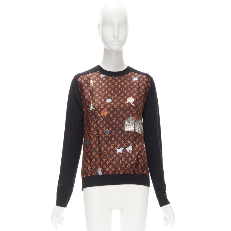 Shop Louis Vuitton 2023 SS Pullovers Monogram Long Sleeves Cotton