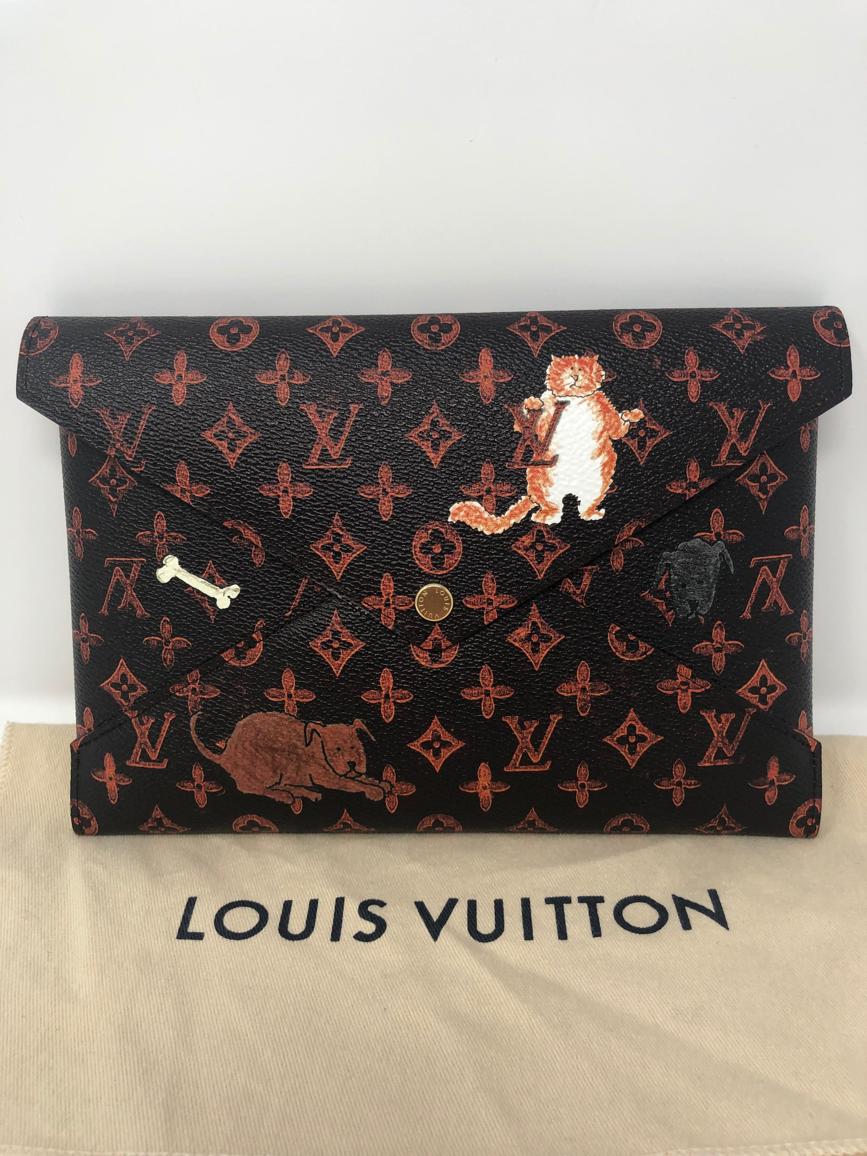 Noir Louis Vuitton Catogramme - Pochette Grace Coddington