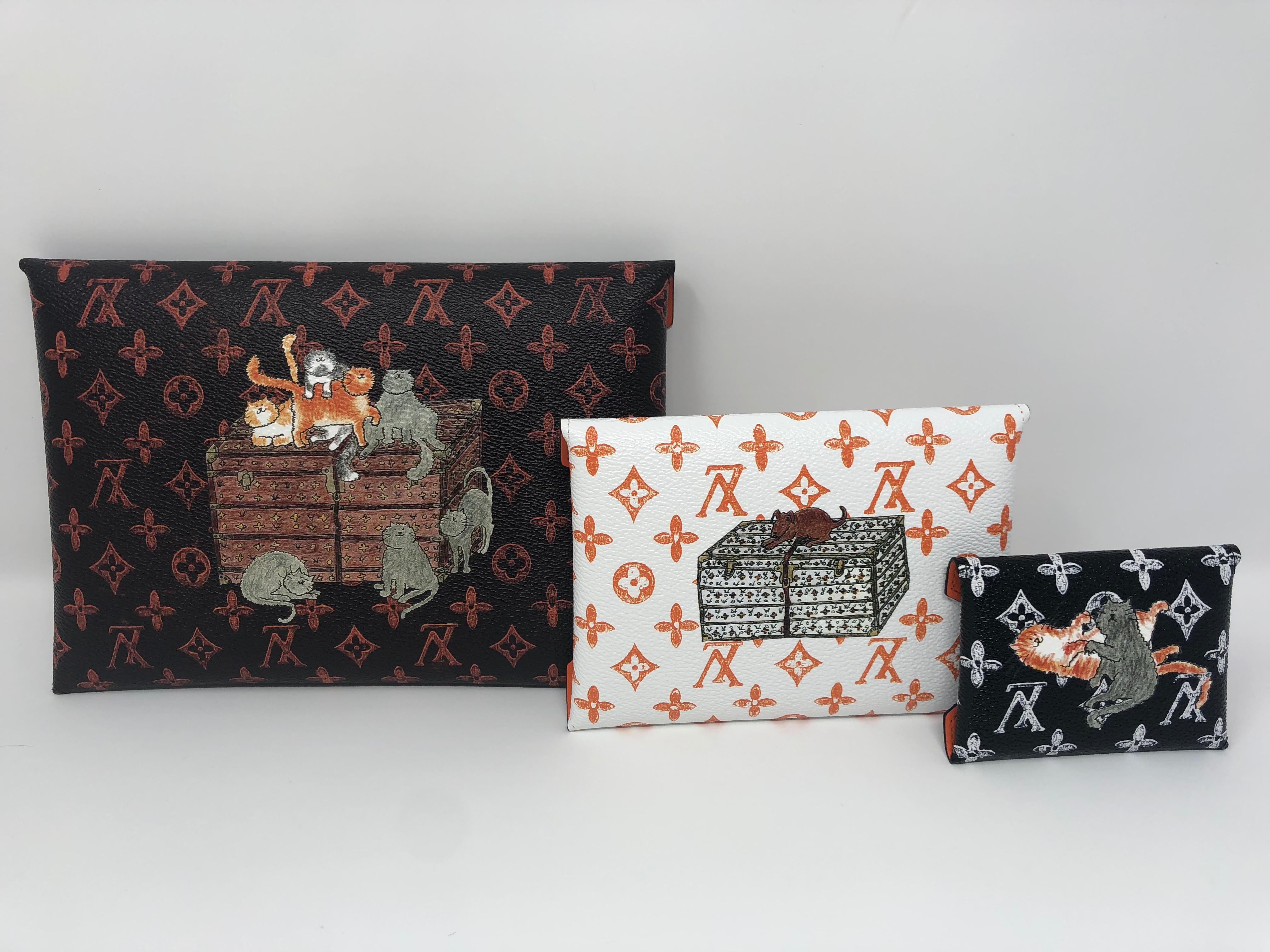 Louis Vuitton Katogramm Grace Coddington Handtaschenset für Damen oder Herren