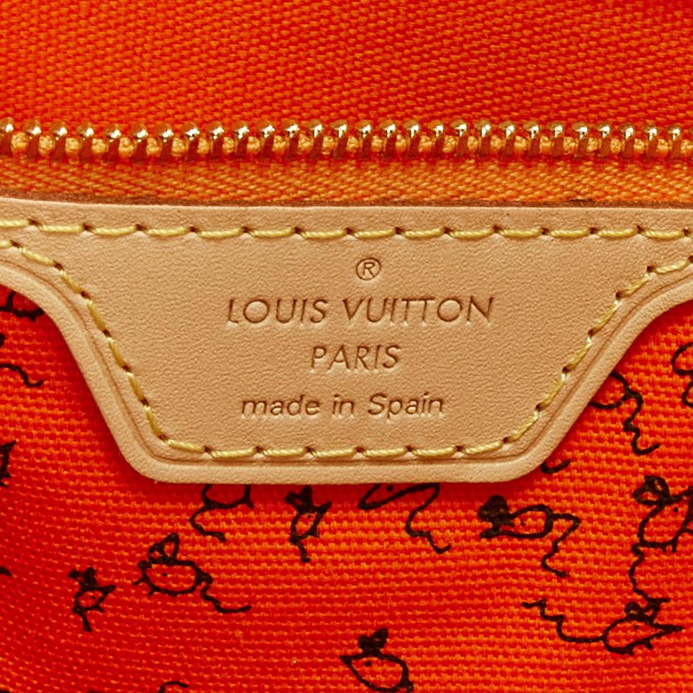 LOUIS VUITTON Catogram Grace Coddington Neverfull MM brown monogram tote bag 4