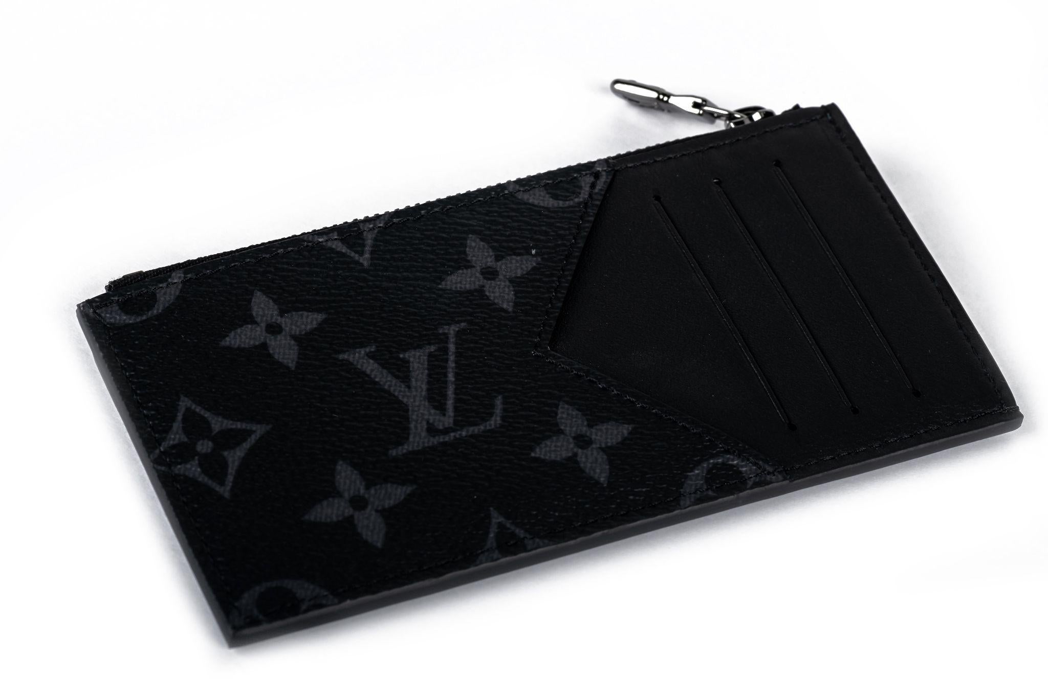 Noir Porte-monnaie Louis Vuitton CC Virgil Abloh en vente