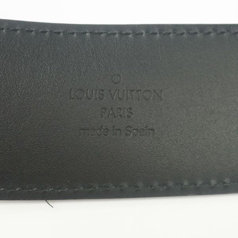 Louis Vuitton, Accessories, Auth Louis Vuitton Monogram Saint Tulle Lv  Initial M982 Mens Belt