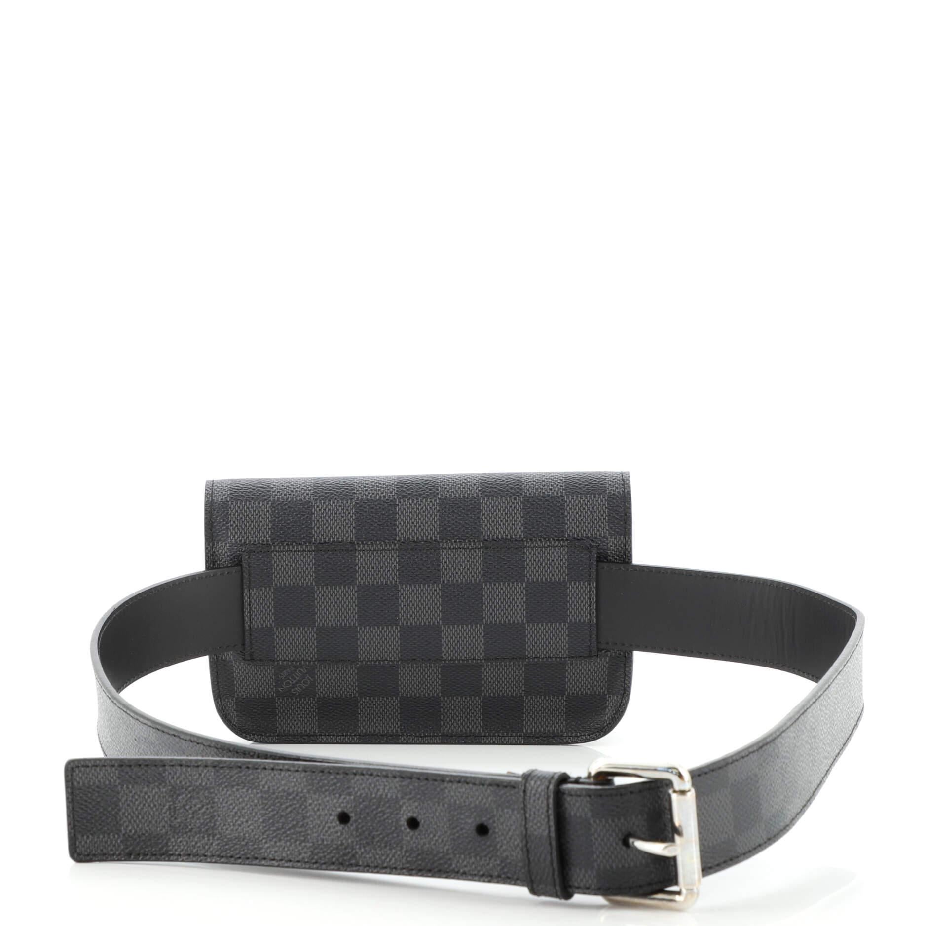 black louis vuitton belt bag