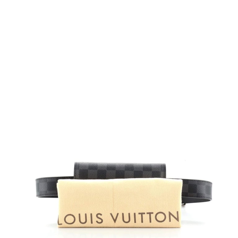 Louis Vuitton Ceinture Pochette Waist Bag Damier Graphite at 1stDibs