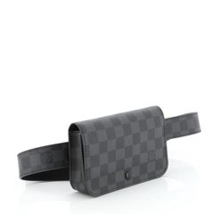 Louis Vuitton Ceinture Pochette Waist Bag Damier Graphite