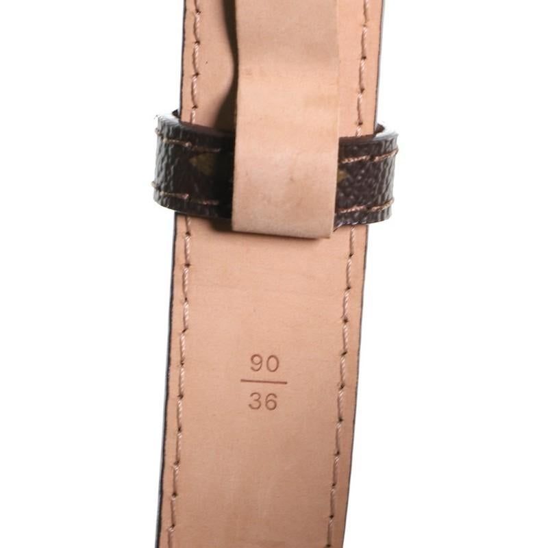 Women's or Men's Louis Vuitton Ceinture Pochette Waist Bag Monogram Canvas