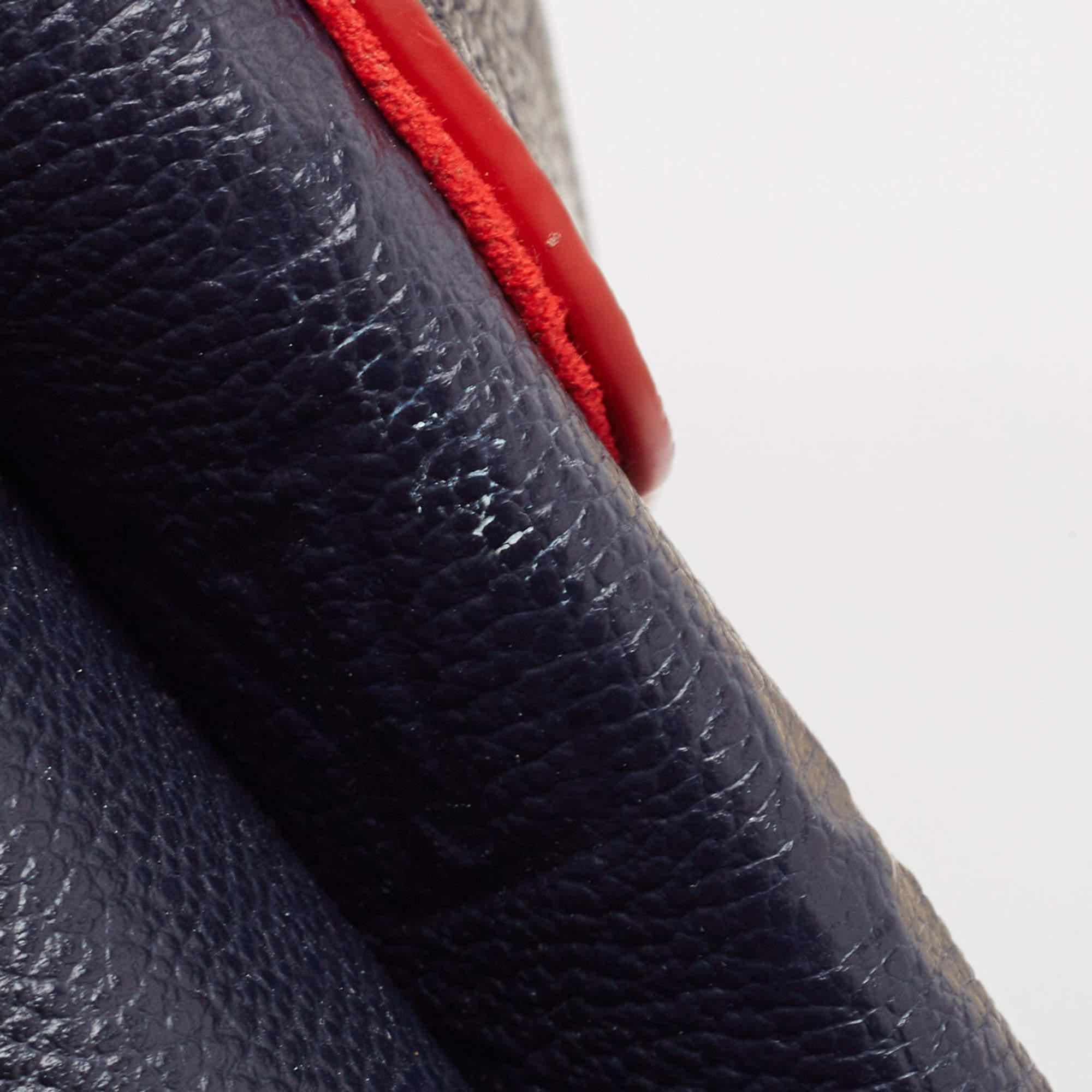 Louis Vuitton Celeste Monogram Empreinte Leather Georges MM Bag For Sale 13