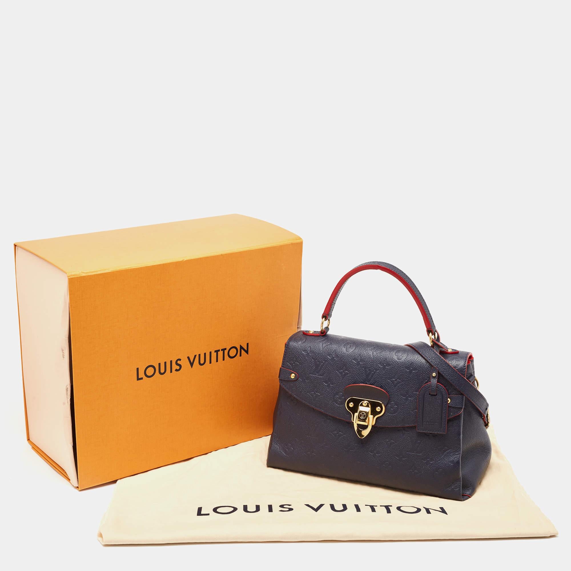 Bolso Louis Vuitton Celeste Monograma Empreinte Piel Georges MM 14